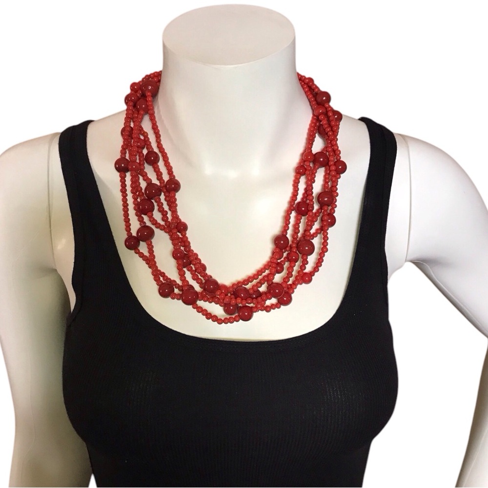 Vintage Beaded Glass Necklace